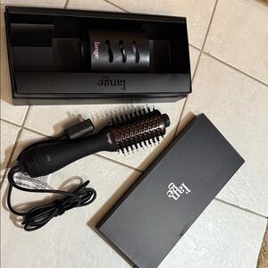 Lange Black and Copper Hair Dryer Brush